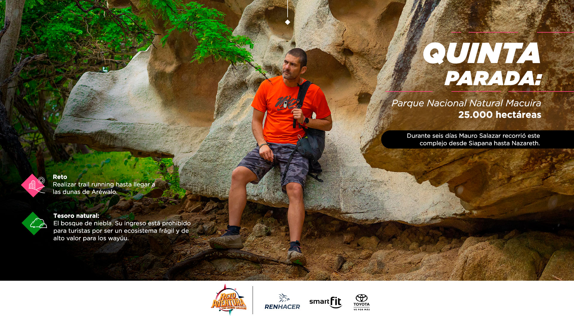 Esta es la ruta que el ganador del Récord Guinness Mauro Salazar recorrió en su aventura por el Caribe colombiano