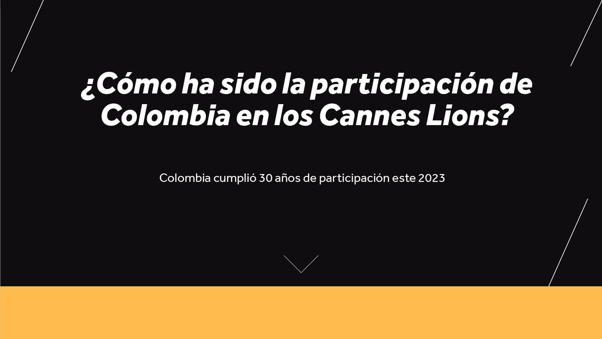 Colombia brilla en el festival de creatividad más importante del mundo