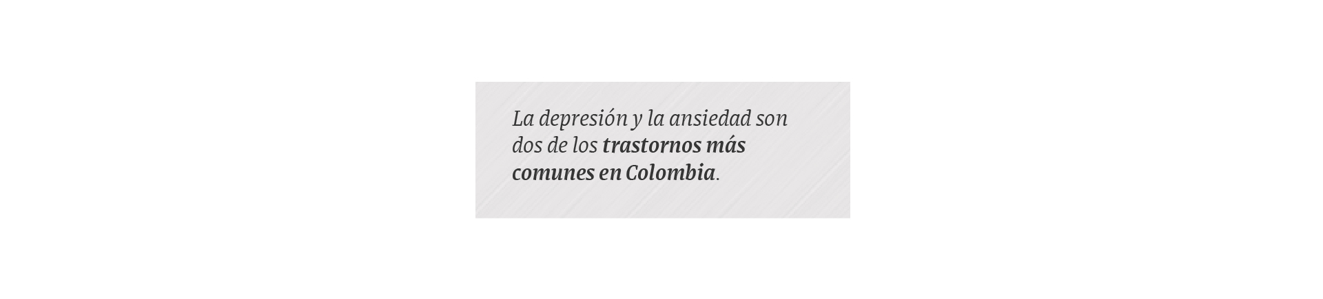 Salud mental: ¿todavía un tabú en Colombia?