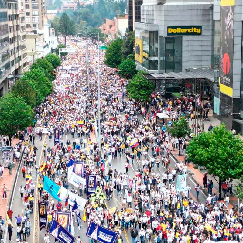 Marchas 21 de abril en Colombia así avanzan las movilizaciones en todo el país.