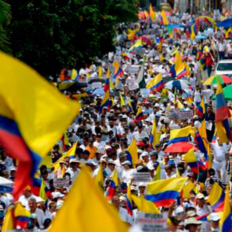 Marchas 21 de abril en Colombia así avanzan las movilizaciones en todo el país.