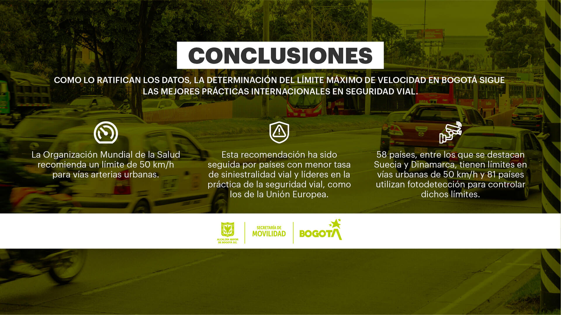 4 mitos sobre los límites de velocidad en Bogotá - Especiales Semana