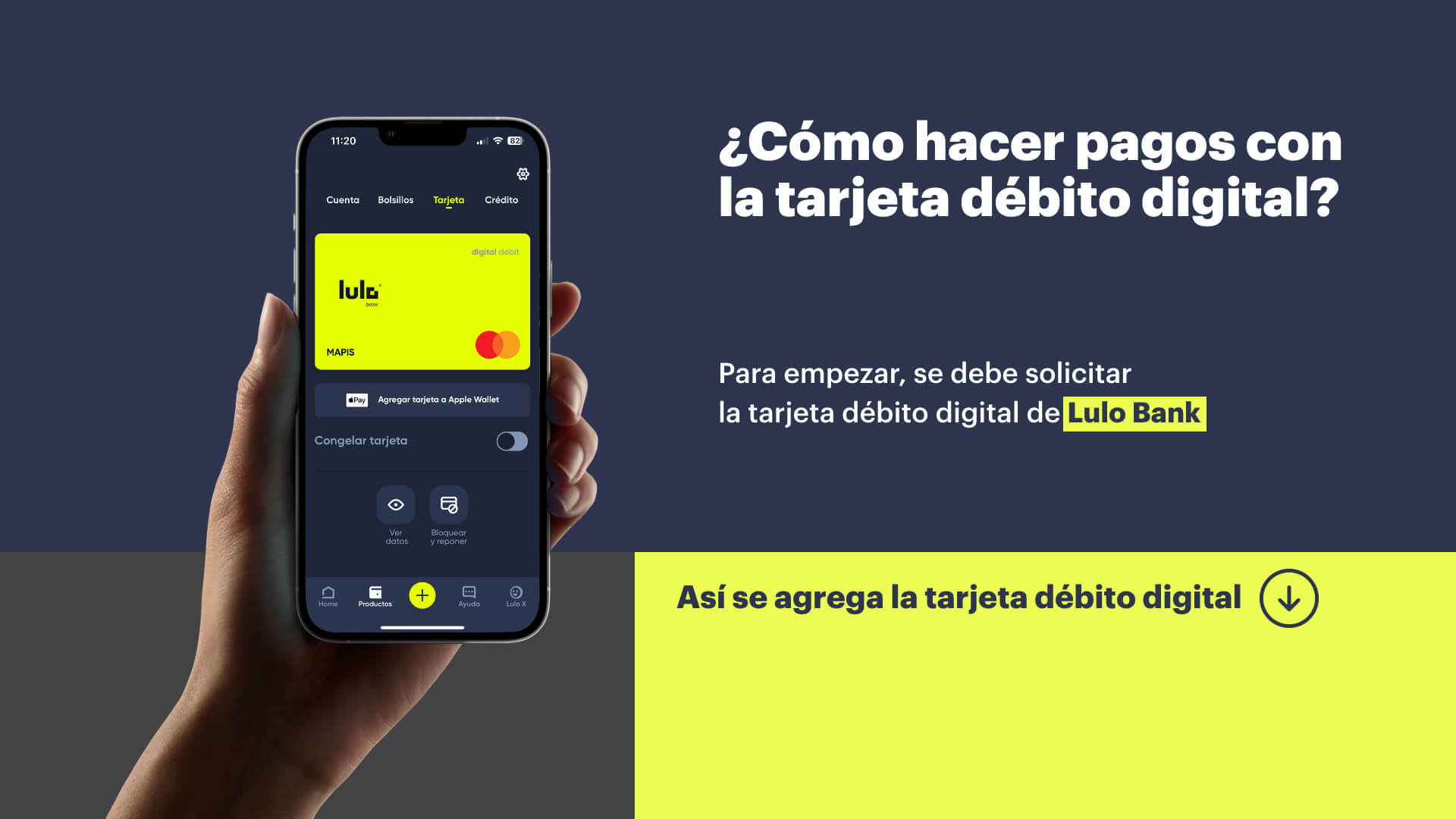 Así es como los clientes de Lulo bank pueden llevar su tarjeta digital a todas partes