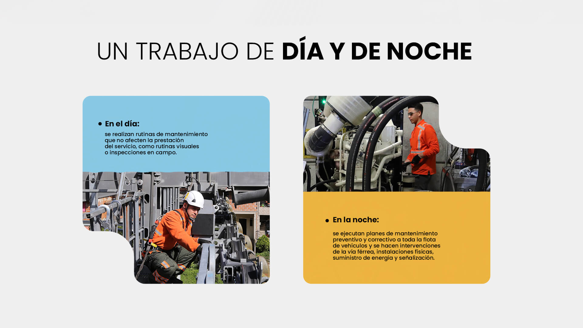 Una labor que no para: así funcionan las titánicas tareas de mantenimiento del Metro de Medellín