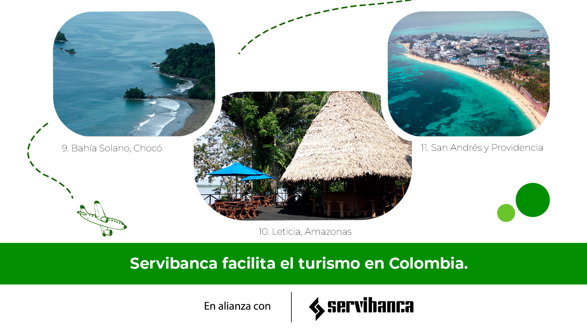 Efectivo para el turismo: la red de Servibanca está presente en los lugares más emblemáticos de Colombia