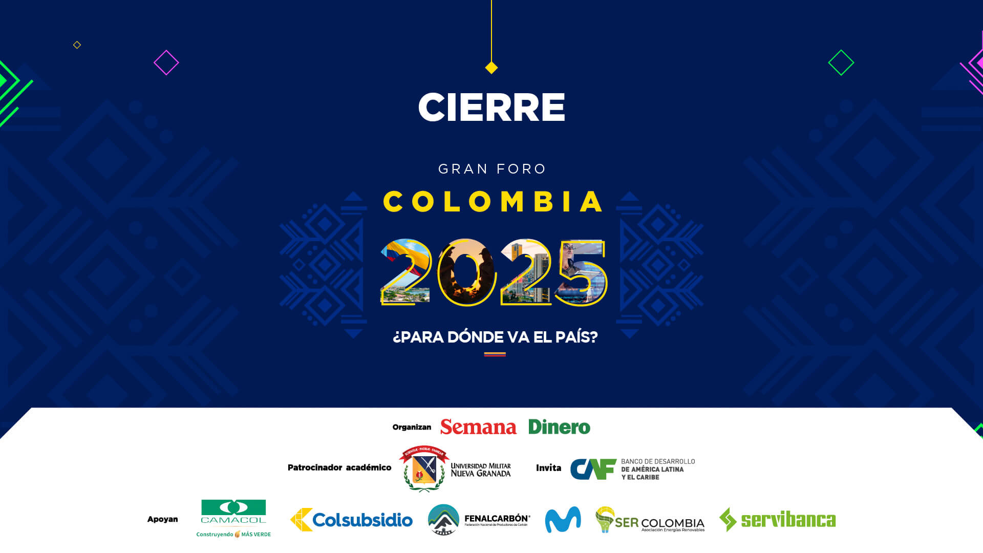 Gran Foro Colombia 2025: ¿para dónde va el país?