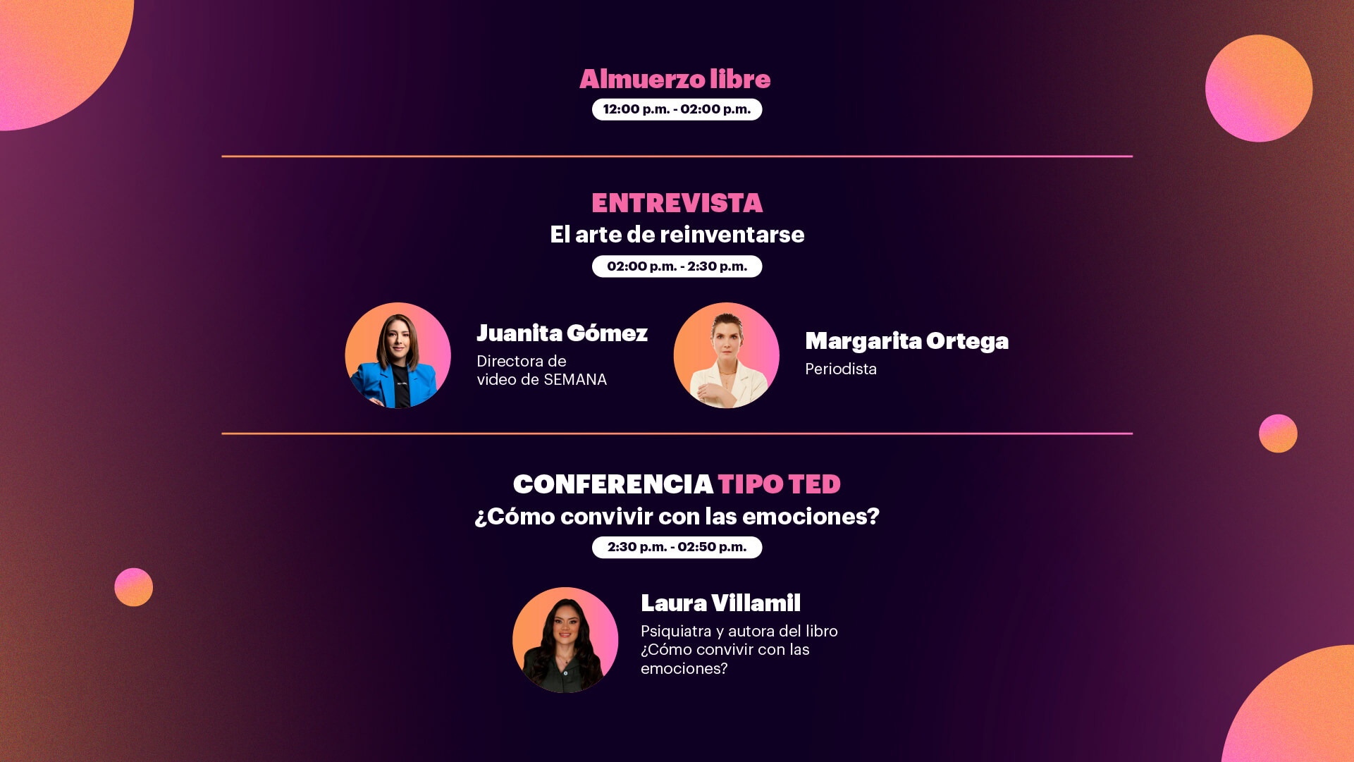 Gran Foro Mujeres Mujeres colombianas, mujeres que inspiran