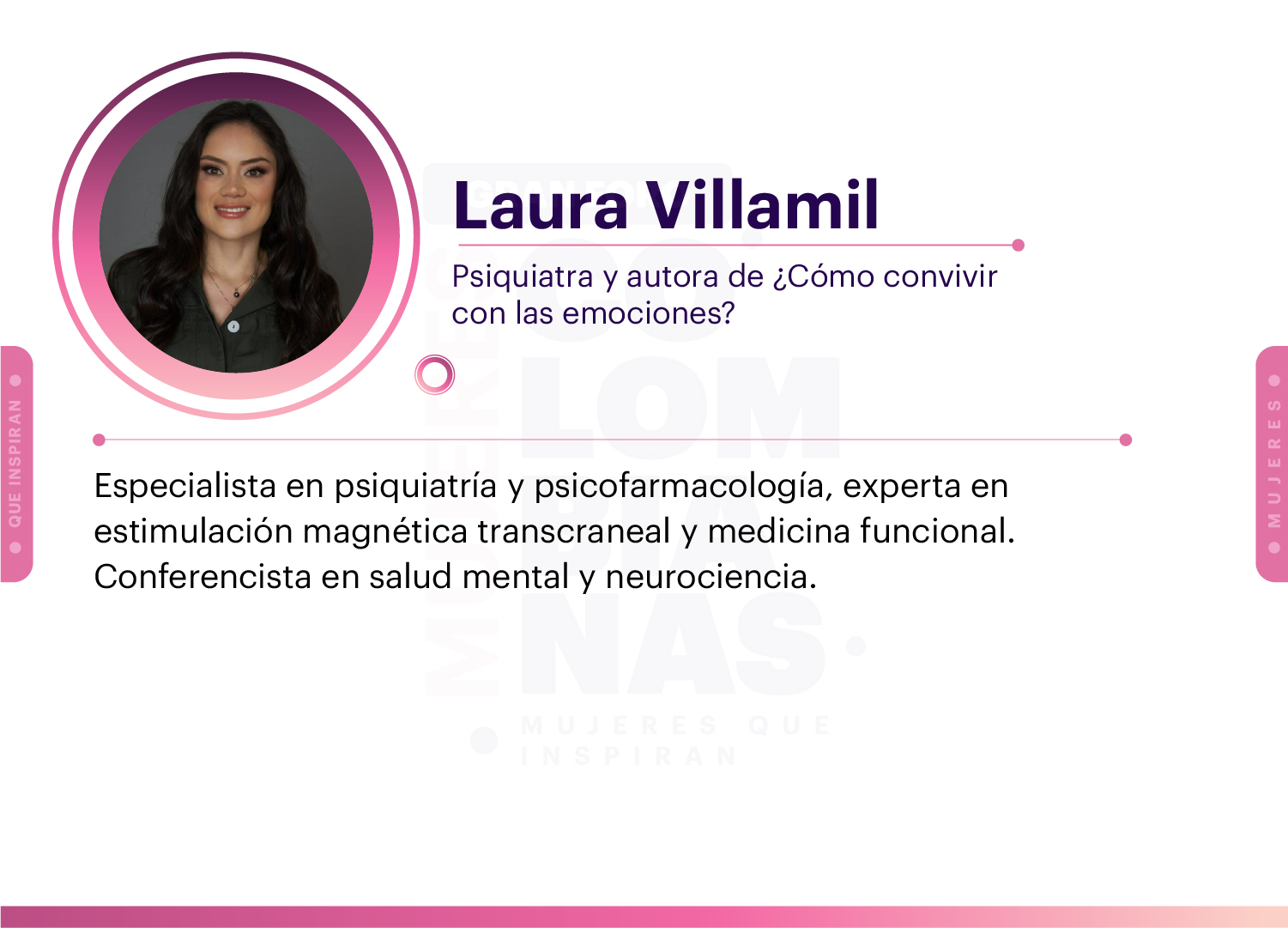 Gran Foro Mujeres Mujeres colombianas, mujeres que inspiran