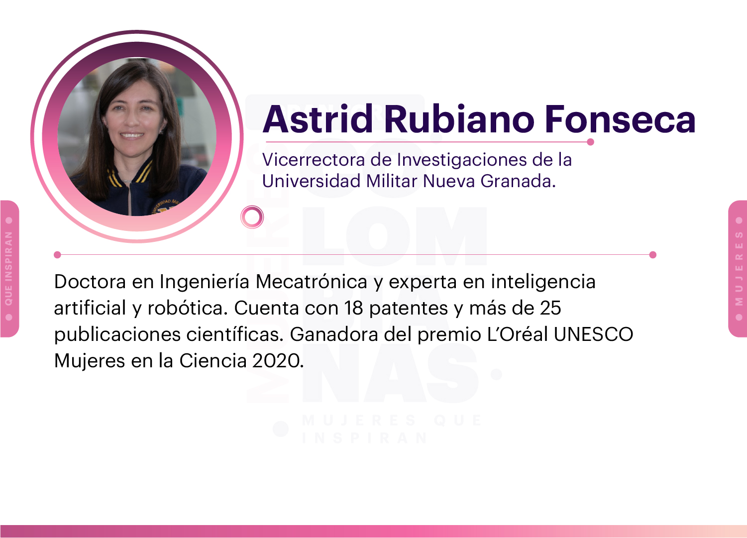 Gran Foro Mujeres Mujeres colombianas, mujeres que inspiran