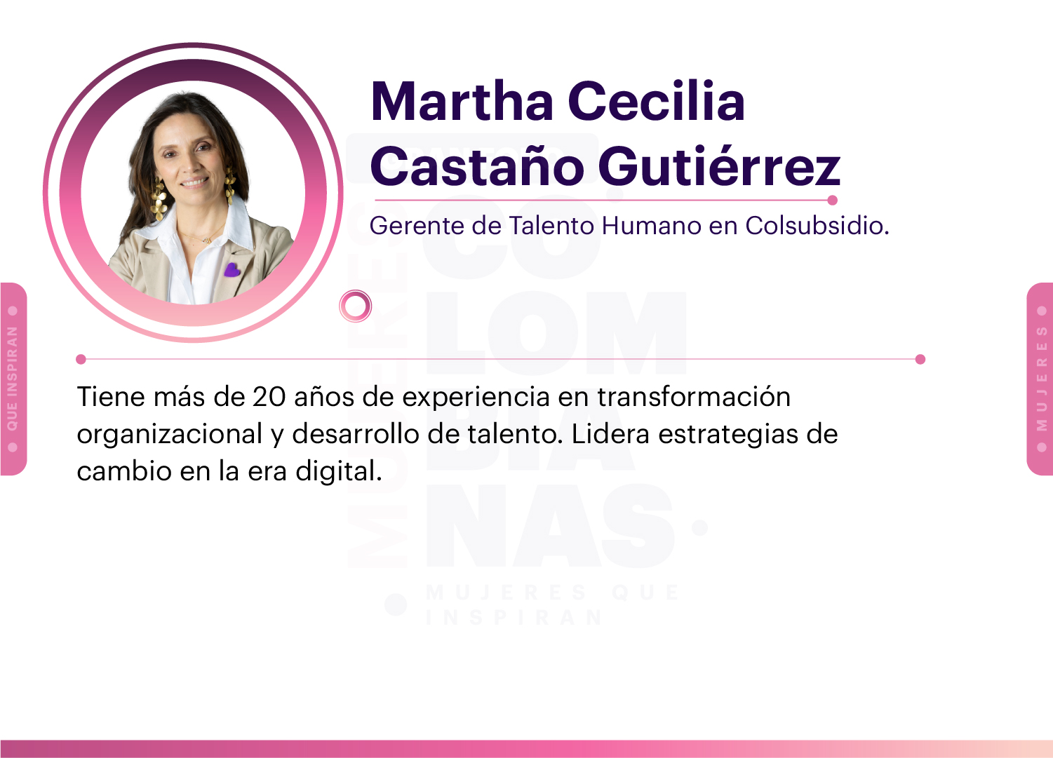 Gran Foro Mujeres Mujeres colombianas, mujeres que inspiran