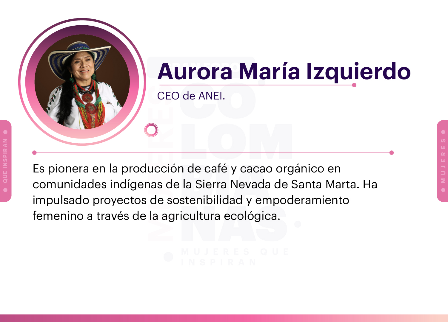 Gran Foro Mujeres Mujeres colombianas, mujeres que inspiran