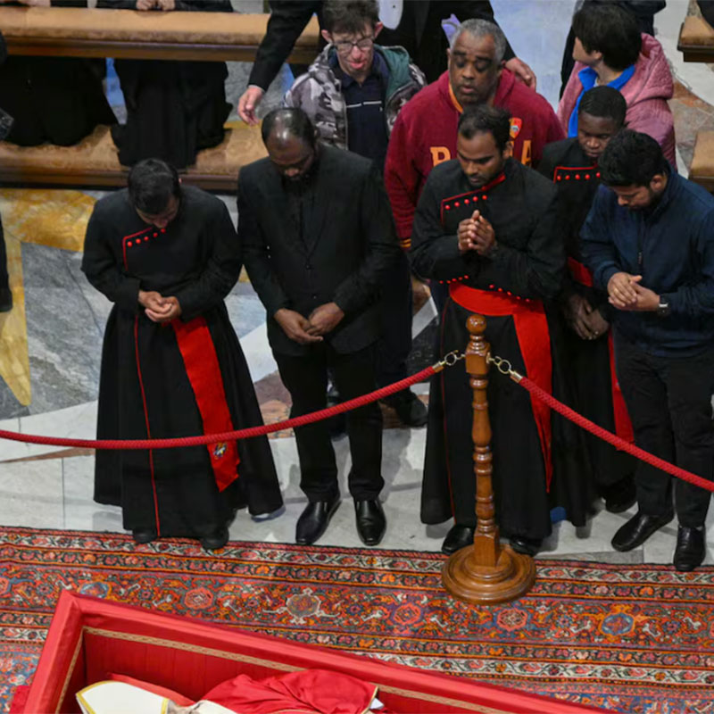 El adiós al papa Francisco