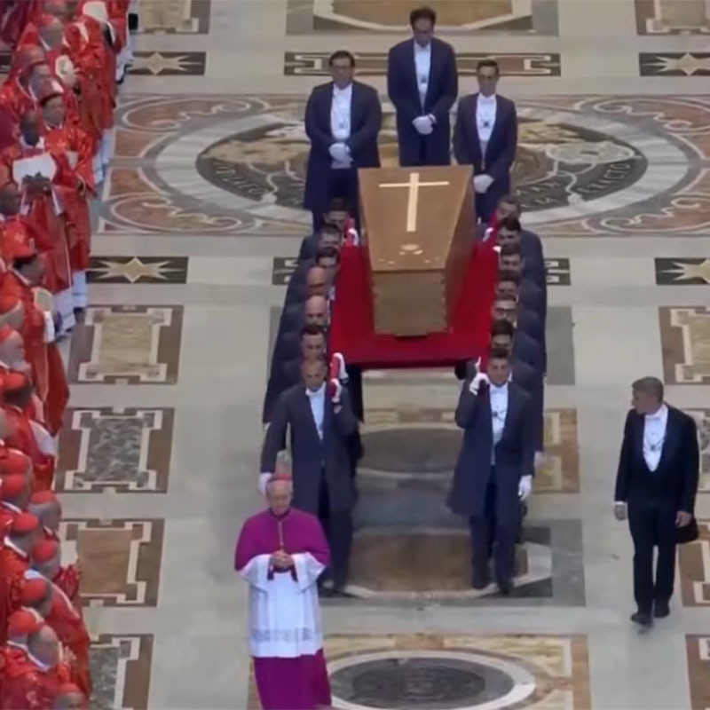 El adiós al papa Francisco