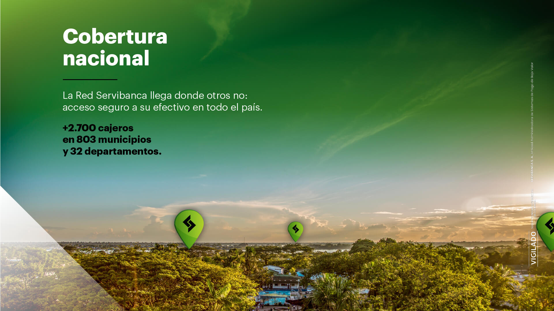 El compañero perfecto para viajar por Colombia, con presencia en 803 municipios